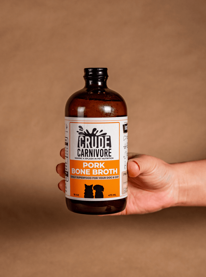 Pork Bone Broth for Dogs and Cats | Crude Carnivore